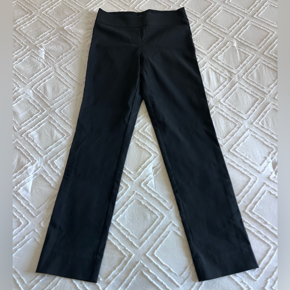 Erica Taylor Black Women's Straight Leg Pants Stretchy Sz Small